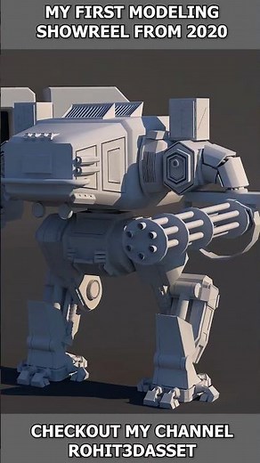 🎮 My First 3D Modeling Journey | Showreel 2020 #shorts #shortsfeed #rohit3dasset