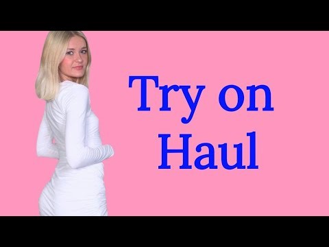 (4K) Fashion Lingerie & Bikini + See through Transparent Try On Haul | Transparent Bikini Haul | #5