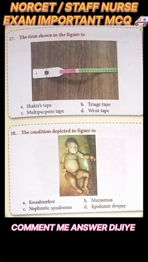 Nursing Exam MCQ With Correct Answer ✅🔥 | GNM ANM Staff Nurse Important Question