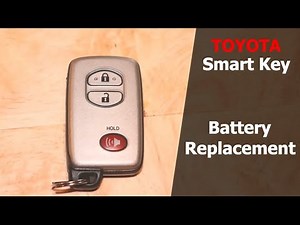 How to Change/Replace Toyota 4Runner Key Fob Keyless Remote Battery