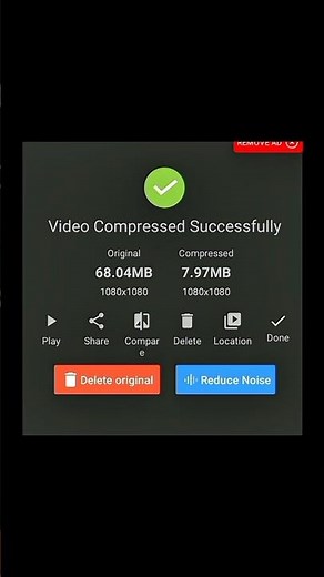 100 Mb to 10 Mb // Video Compressor #tech #shorts