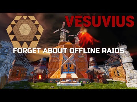 VESUVIUS - BEST OFFLINE Defence with FLOOR STACKING for DUO/TRIO in RUST