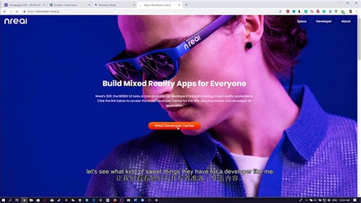 Nreal SDK教程 - 10分钟创建Nreal AR应用程序