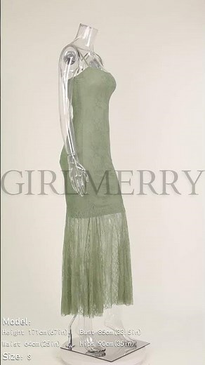 GIRLMERRY Sexy lace 4 colors summer stylish slim fitting maxi dress with lined Wholesale AA020702