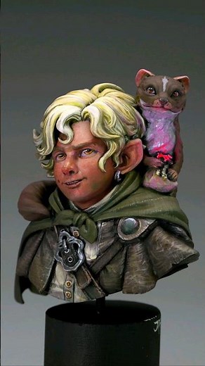 #dnd ❤️ Halfling Rogue #painting #fantasy #miniature #boardgames #warhammer #dungeonsanddragons