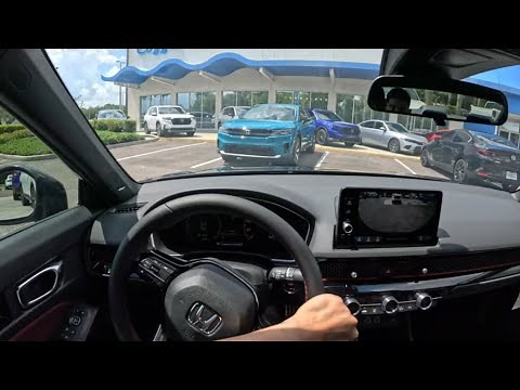 HOW TO DRIVE A MANUAL CAR (2024 HONDA CIVIC SI POV DRIVE )