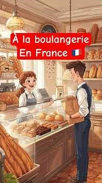Conversation à la boulangerie 🥖 | Dialogue en français facile pour débutants
