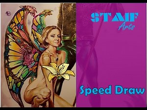 Drawing heroic fantasy - Erotic Nude Drawing (Boris Vallejo)