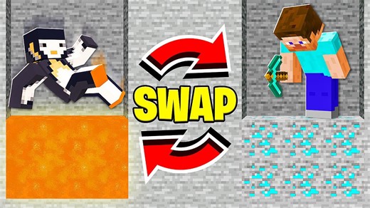 What Happens When We Swap Places in Minecraft Chaos