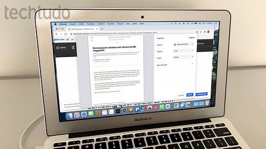 Como converter e salvar um site em PDF