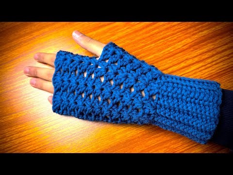 Crochet Fingerless Gloves🧤Step By Step Tutorial For Beginners 💖