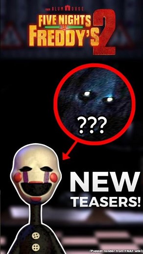 The NEW FNAF 2 Movie Teasers hide a CREEPY Secret... 👀 #fnaf #fivenightsatfreddys #fnaf2