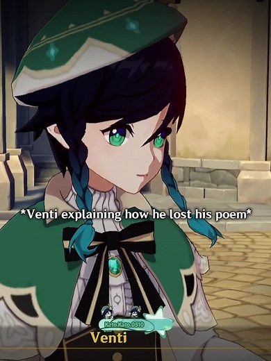 Venti of Genshin Impact: Character Highlights and Clips