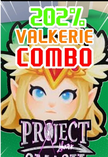 Max Valkyrie combo 202% | project smash #projectsmashroblox