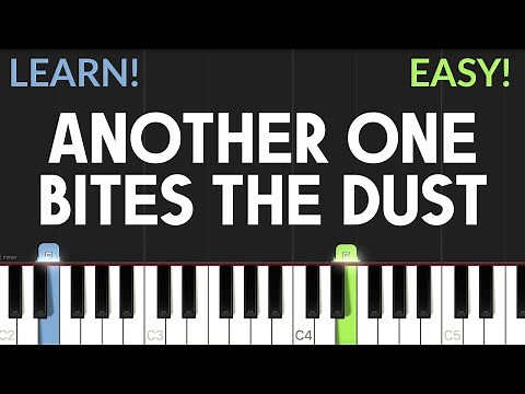 Another One Bites The Dust - Queen | EASY Piano Tutorial
