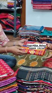 3.3K views · 12 reactions | Best Sambalpuri Handloom Cotton Dress Materials by Suprabha Meher Handloom Near St Joseph's School Sakhipada Contact 98689 19134 #sambalpur #sambalpuri #sambalpurisaree #handloomsaree #handloomsilk #handloomlove #handloomcotton #indianhandloom #dress Part 13 | Sambalpuri TV | Facebook