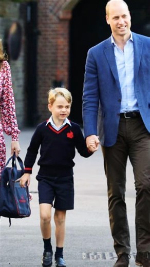 👑아빠가 직접 데려다준 조지 왕자의 첫 등교날🇬🇧 Prince George’s First Day of School with Dad👨‍👦🎒#영국왕실