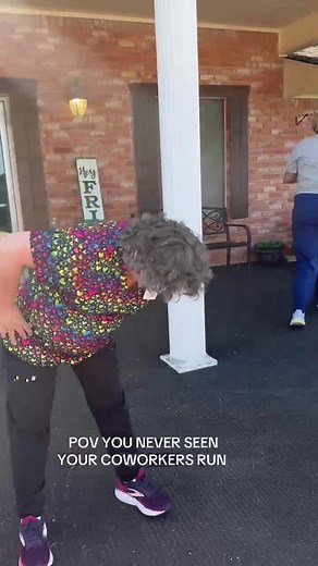 Have you ever seen your coworker run!?!?