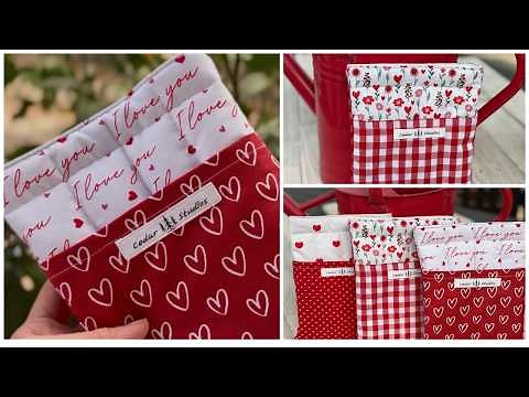 I Made Valentine Kindle and Book Sleeves ❤️ Quilting and Sewing Tips & Techniques