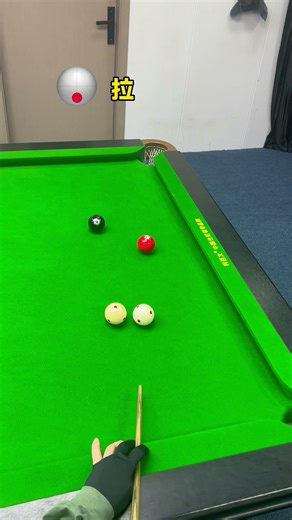 3种角度×不同发力方式，线路效果对比演示 #台球教学#台球杆法#台球技巧