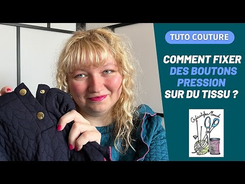 Sewing tutorial - How to attach snap fasteners (anorak style) to fabric using Vario pliers