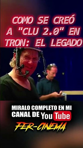 How "CLU 2.0" was created in "TRON: LEGACY" #movies #cinema #tron