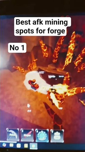 best mining spots for afk in the forge
