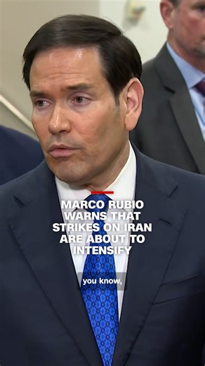 US Secretary of State Marco Rubio said the attacks against Iran will intensify in the coming hours and days. Follow live updates: https://cnn.it/4sr4rEM | CNN