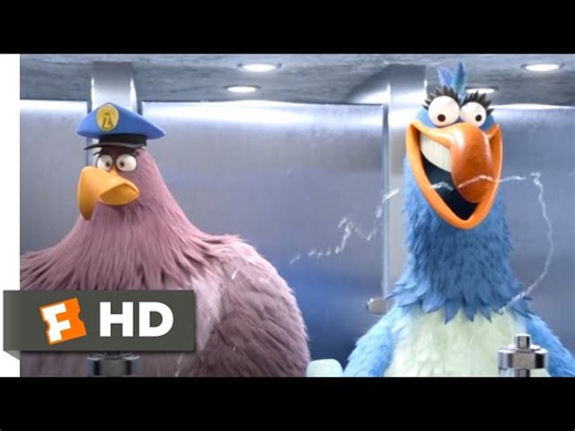The Angry Birds Movie 2 - Funny Bathroom Scene - Simple Past