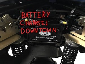 Kymco Downtown - How to change the Battery - Tutorial, DIY