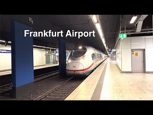 Züge/Trains in Frankfurt Flughafen Regionalbahnhof (Airport)