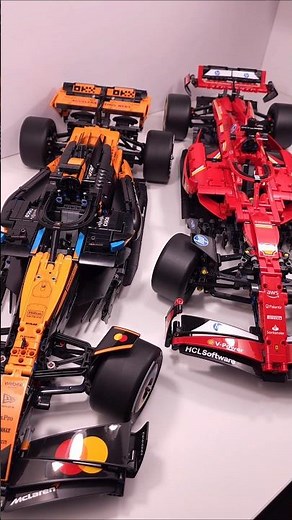 LEGO Technic McLaren MCL39 F1 Car (42228) vs Ferrari SF-24 F1 Car (42207) #shorts ‪@TopBrickBuilder‬
