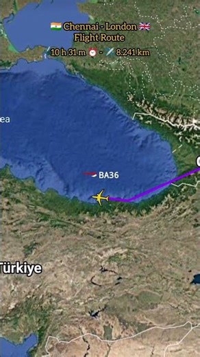 🇮🇳 Chennai to 🇬🇧 London Flight Route | Boeing 787 British Airways | Wed 29 Apr 2026 #aviation