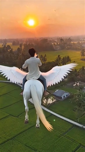 পঙ্খিরাজ ঘোড়া কে নিয়ে আকাশ ভ্রমণ #flying