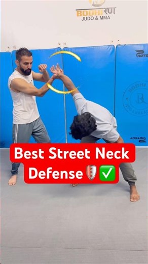street fight neck defense techniques #selfdefense #martialarts #sports #shortsfeed #karate #shorts