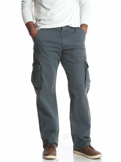 Wrangler Men's Comfort Solution Series Expandable Flex Waistband Cargo Pant - Walmart.com