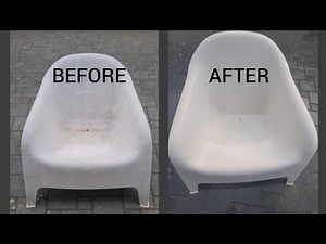 How to clean plastic chairs at home- Like new in 5 minutes with 2 simple steps