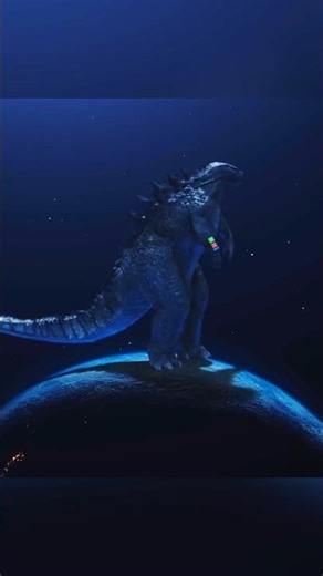 What if Godzilla bigger than the Earth? #skiitblue