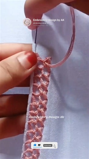 😍Simple #border hand #embroidery #design #handmade