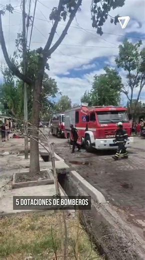 Se INCENDIARON dos viviendas en Luján de Cuyo con pérdidas TOTALES