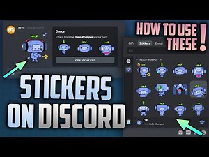 How to use STICKERS on Discord! (New Feature) (WORLDWIDE SUPPORT)