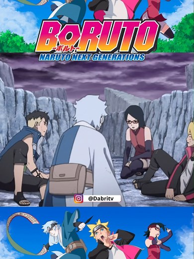 El Nuevo Equipo 7. #Anime #Boruto #Naruto #Sadara #Mitsuki #Kawaki #Karma #Kara