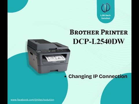 Brother Printer L2540dw Configure connection