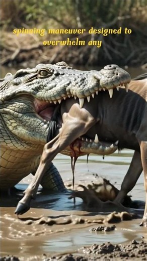 Deadly Ambush: Why the Crocodile Never Gives its Prey a Chance 🐊🌊