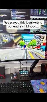 We've been playing Sonic Adventure 2 wrong our entire childhood... #sonic #sonicthehedgehog