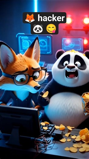 “Foodie Panda vs Smart Fox – FUNNIEST FAIL! 😂🔥”|AI Animation Short”