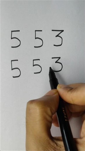 Amazing Number Art #trending #drawing #art