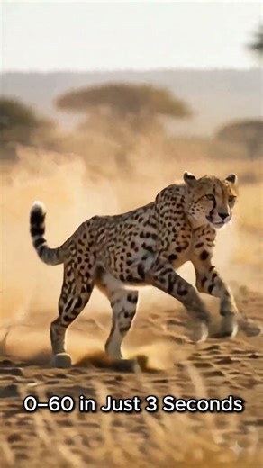 Cheetah Speed Explained ⚡ | 0–60 in Just 3 Seconds