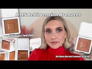 ☀️NEW RMS ReDimensin Hydra Bronzers | every shade swatched, cheek swatches, comparisons