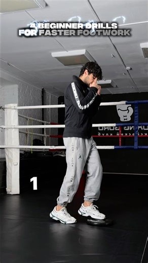 4 Beginner Drills for Faster Footwork 👟#boxing #boxer #boxingcoach #boxingtraining #boxingworkout